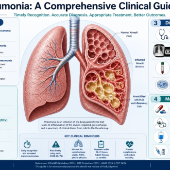 Pneumonia: A Comprehensive Clinical Guide to Types, Pathogens, Diagnosis, and Treatment 2026