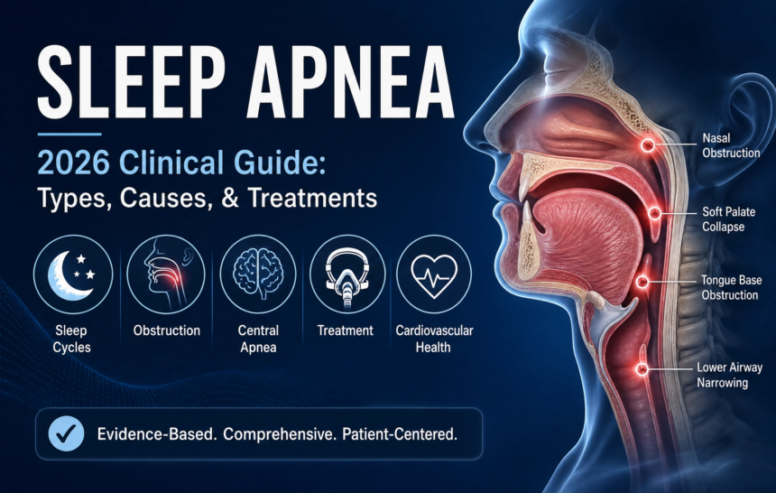 Sleep Apnea: Types, Causes, Diagnosis, and Evidence-Based Treatment