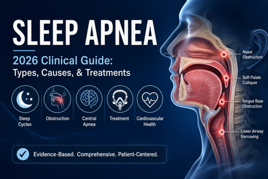 Sleep Apnea: Types, Causes, Diagnosis, and Evidence-Based Treatment
